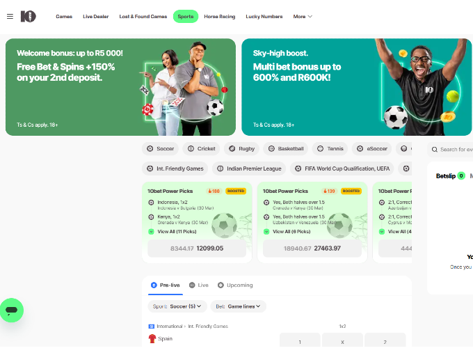 10bet Sport Home Page Bet and Win