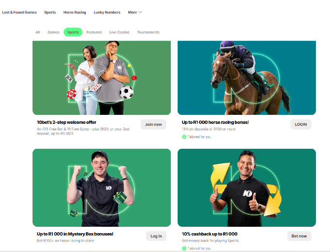 10bet Sport Promotion Page Bet and Win