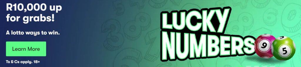 10bet Lucky Numbers promotion win R10,000