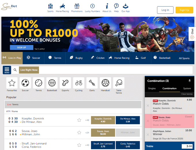 Sunbet review live in-play