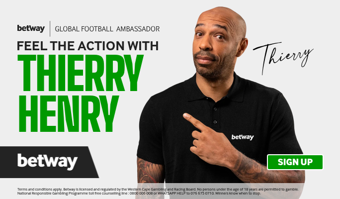 Thierry Henry and Betway Bet and Win