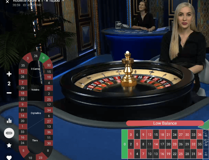 Pragmatic Azure Roulette Game