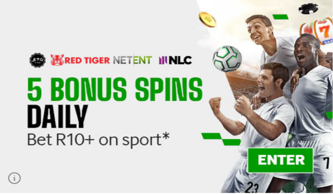 Betway Daily Spins bet and win