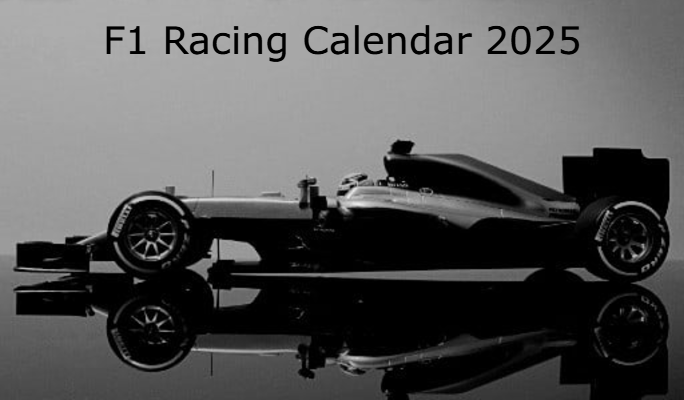 F1 Racing Calendar 2025 bet and win
