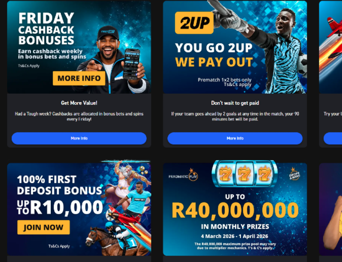 FirstBet Promotions Page
