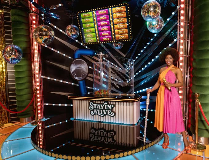 Funky Time Live Staying Alive Bet and Win