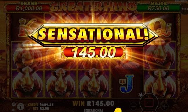 Great Rhino Big Win
