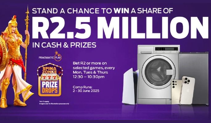 Hollywoodbets Spina Zonke Prize Drops June 2025 bet and win