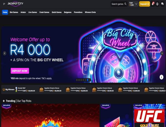 JC Welcome Offer Screen Shot Bet and Win