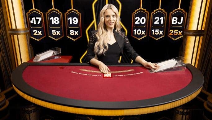 Lightning Blackjack Dealer