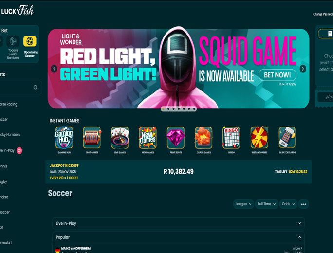 Lucky Fish Homepage BetandWin