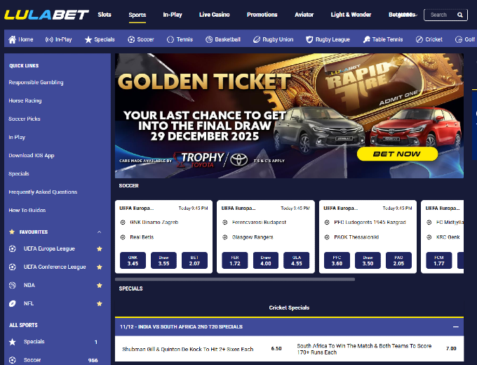 Lulabet Sport Home Page Bet and Win 