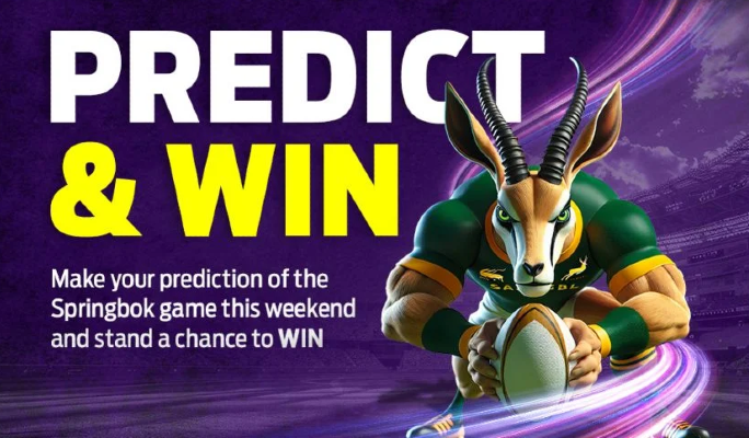 Predict & Win with Springbok Game bet and win
