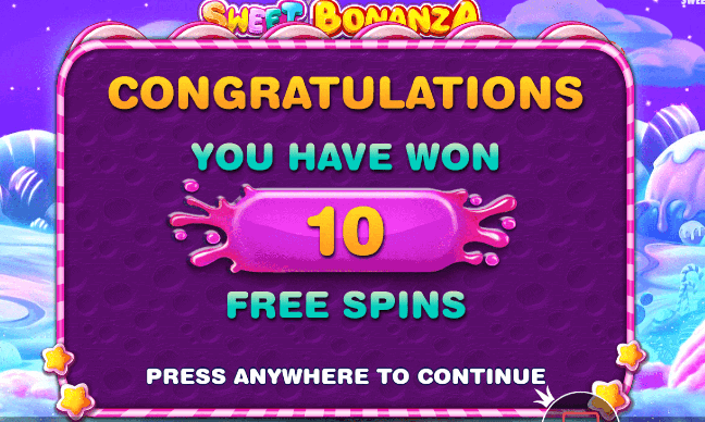Sweet Bonanza Free Spins