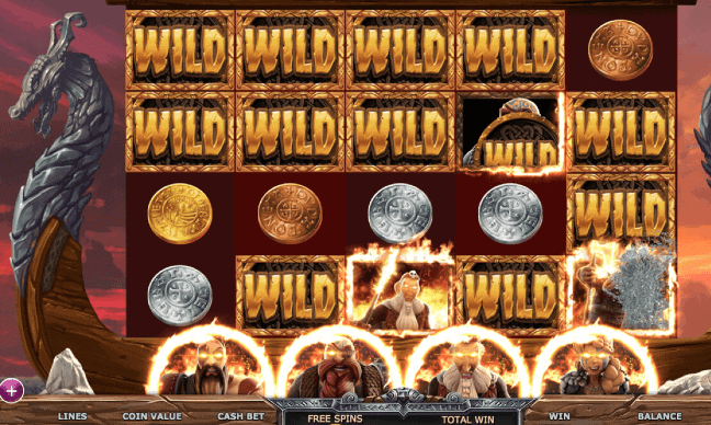 Vikings Go Berzerk Wild Screen