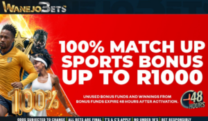 Wanejobets 100% Sports Bonus