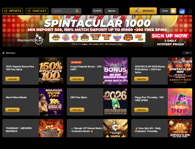 Wanejobets Promotion Page Bet and Win
