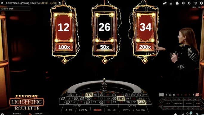 Evolution XXXtreme Lightning Roulette Dealer