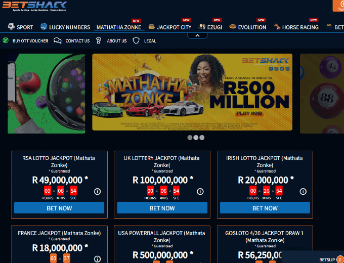 betshack lotto