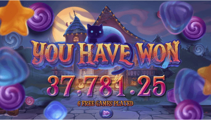 hot hot halloween big win